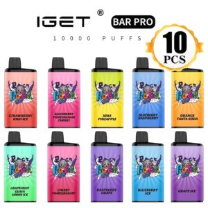 IGET BAR Pro （10,000 Puffs ）10pcs