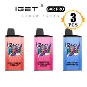 IGET BAR Pro（ 10,000 Puffs）3pcs